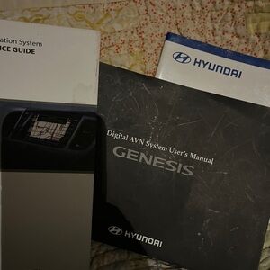 Hyundai Genesis Digital AVN system  user's manual ,origional manufacturer books